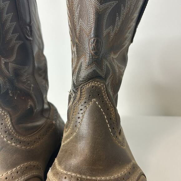 Ariat Work Boots Mens 11.5 D ASTM F2892-18 Brown Leather Upper Workwear - Picture 3 of 10